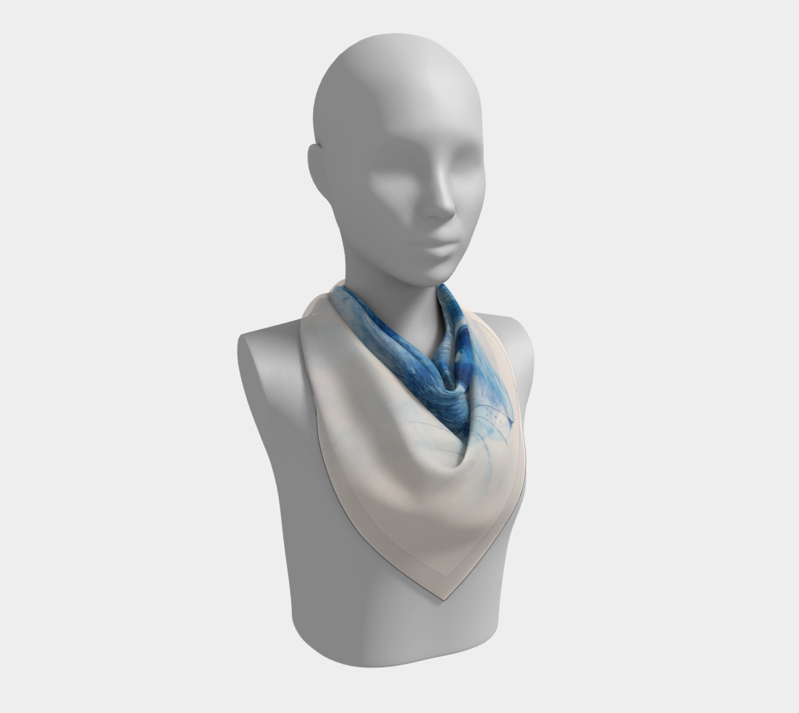 Aperçu de Blue Baby Squirrel Scarf #2
