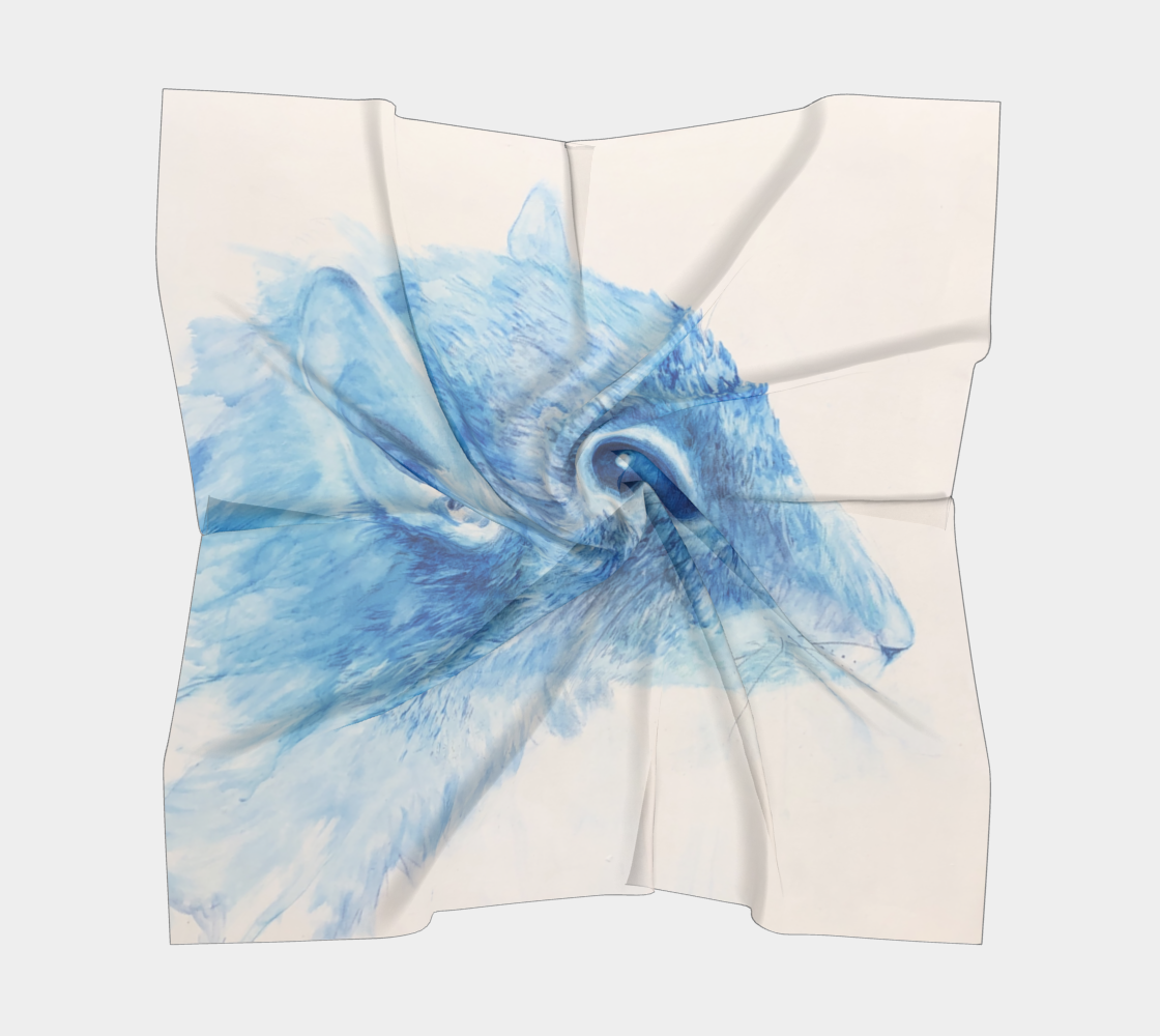 Aperçu de Blue Baby Squirrel Scarf #5