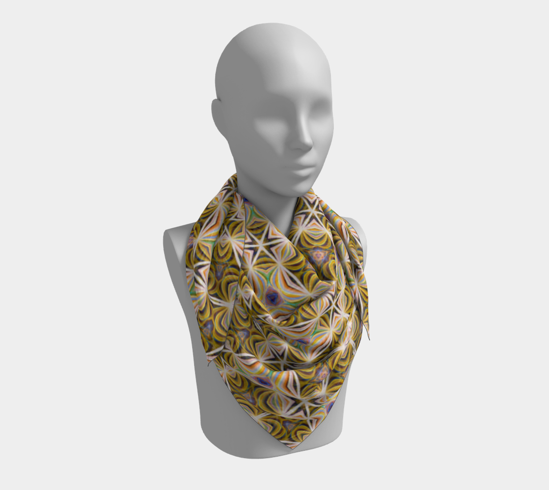 Aperçu de Sunshine Lattice Scarf #3