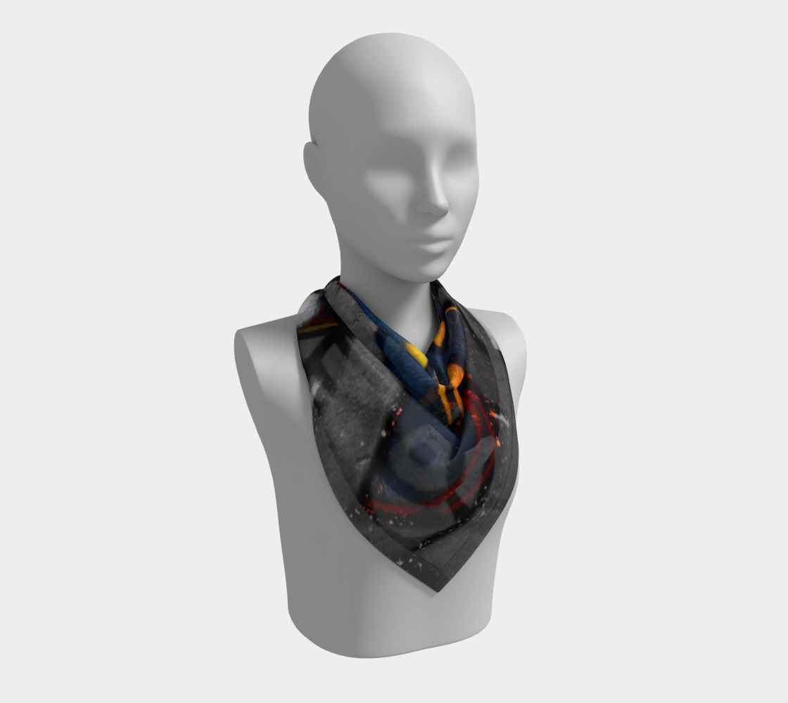 Graffiti 1 Square Scarf preview #2