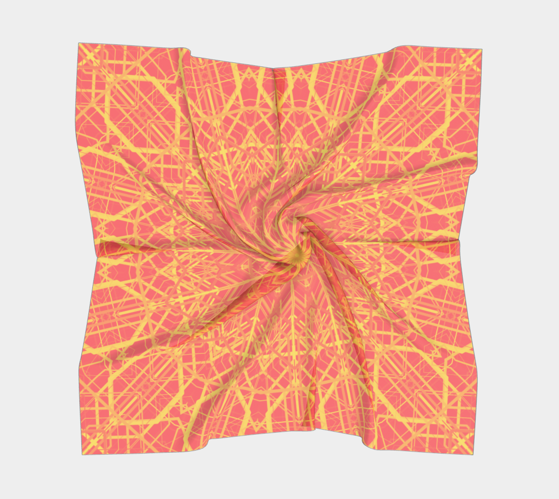 Mandala Pattern in Yellow/Orange/Red preview #5
