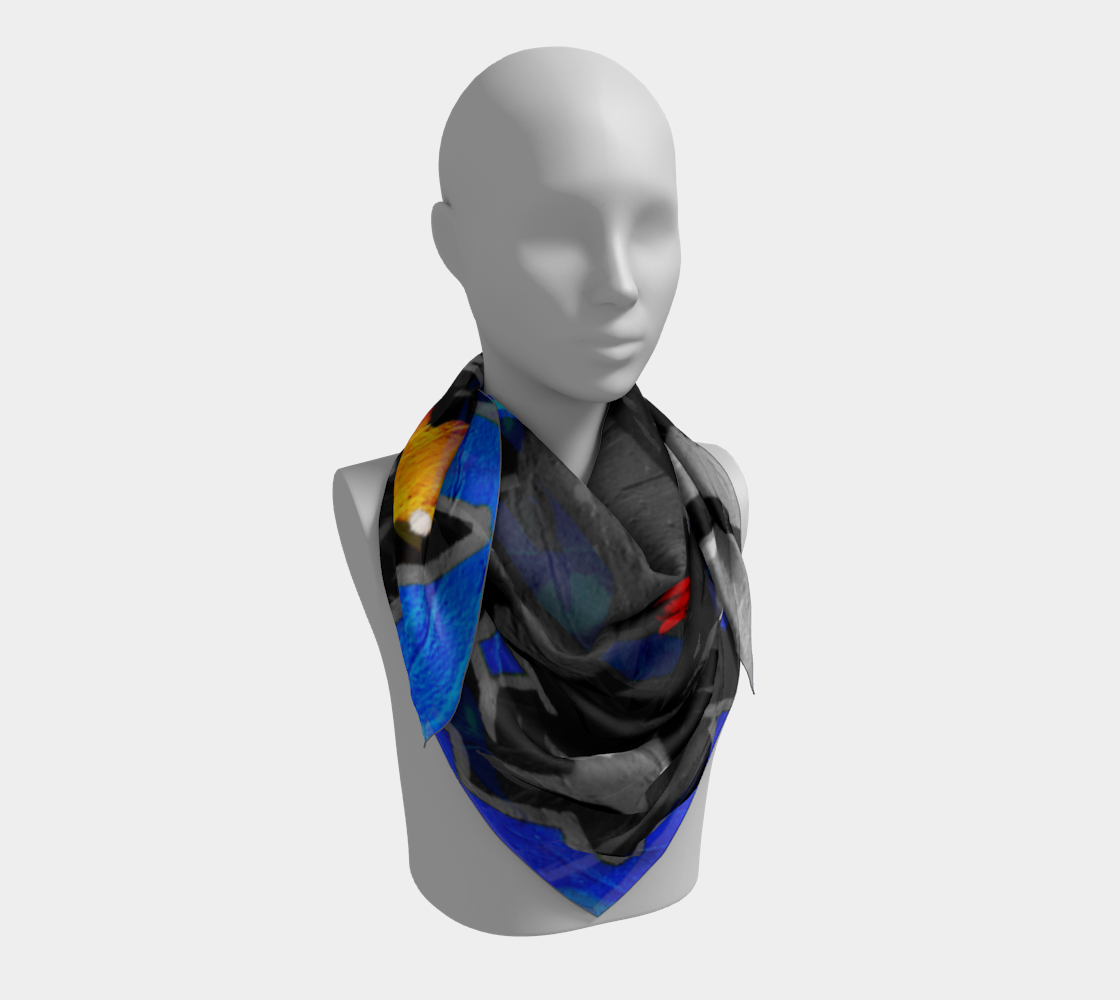 Graffiti 3 Square Scarf preview #3