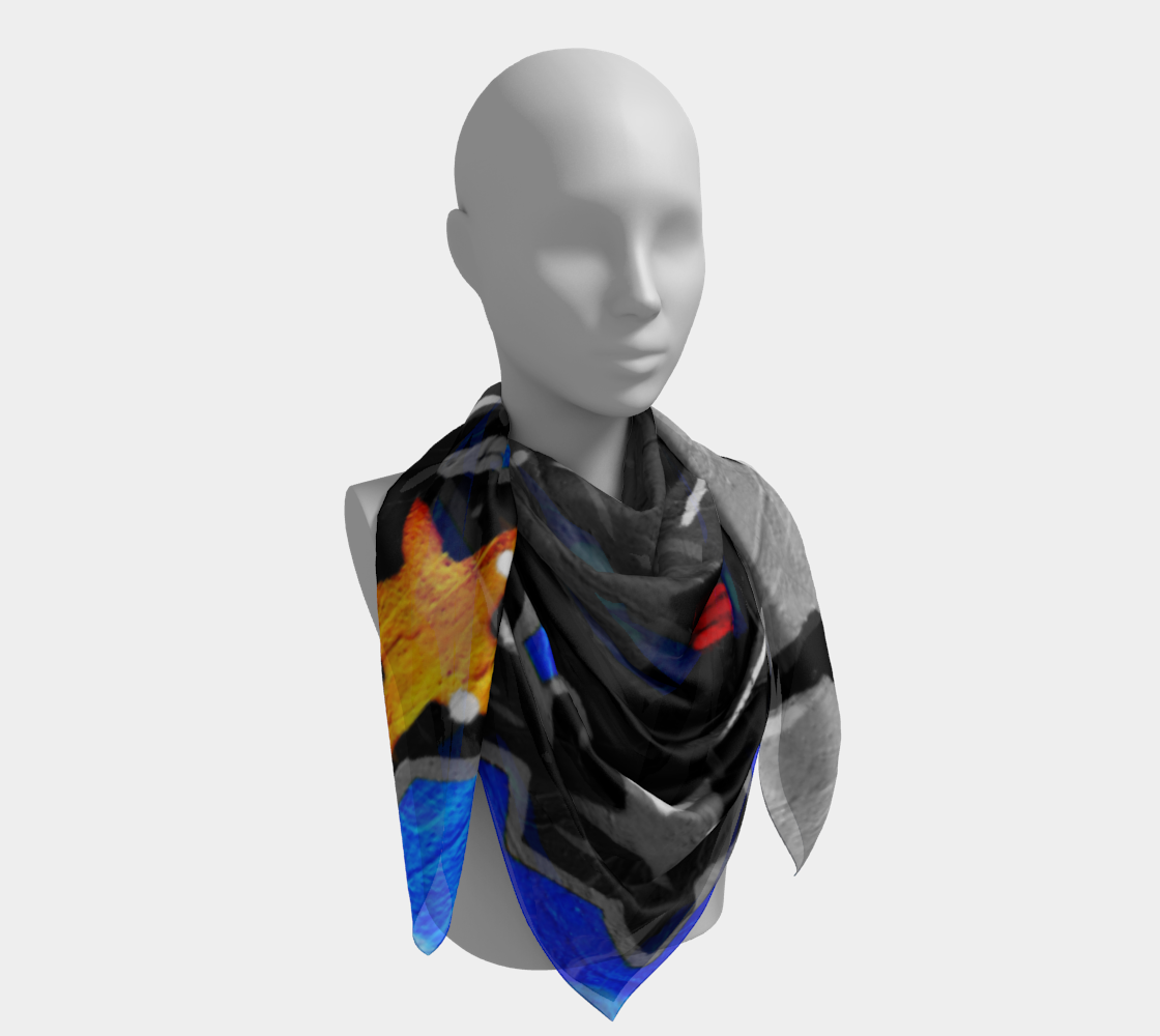 Graffiti 3 Square Scarf preview #4