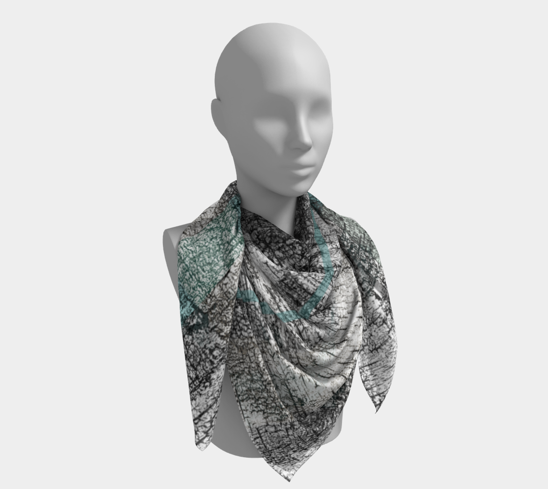 Rustic Birch Pattern Simple Plaid Black Grey Teal preview #4