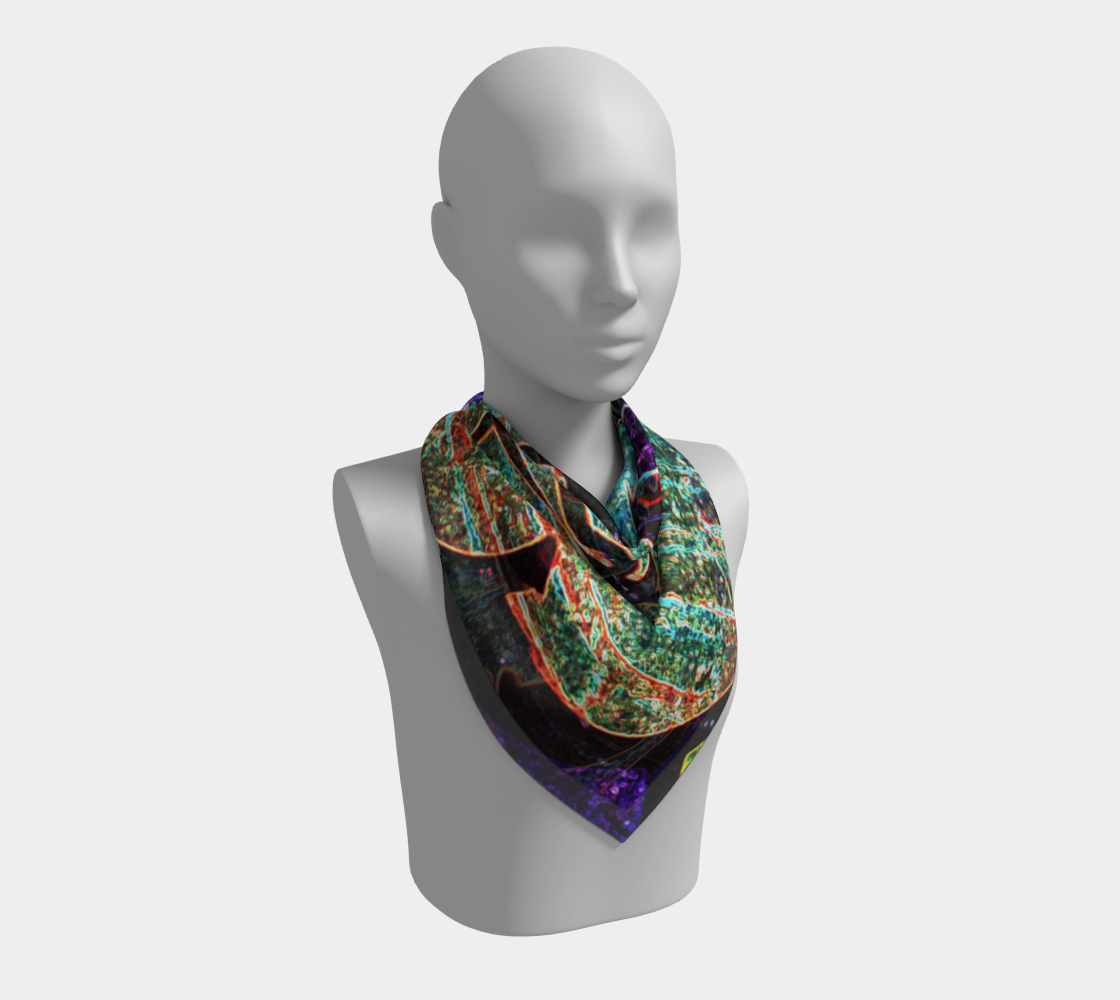 Graffiti 7 Square Scarf preview #2
