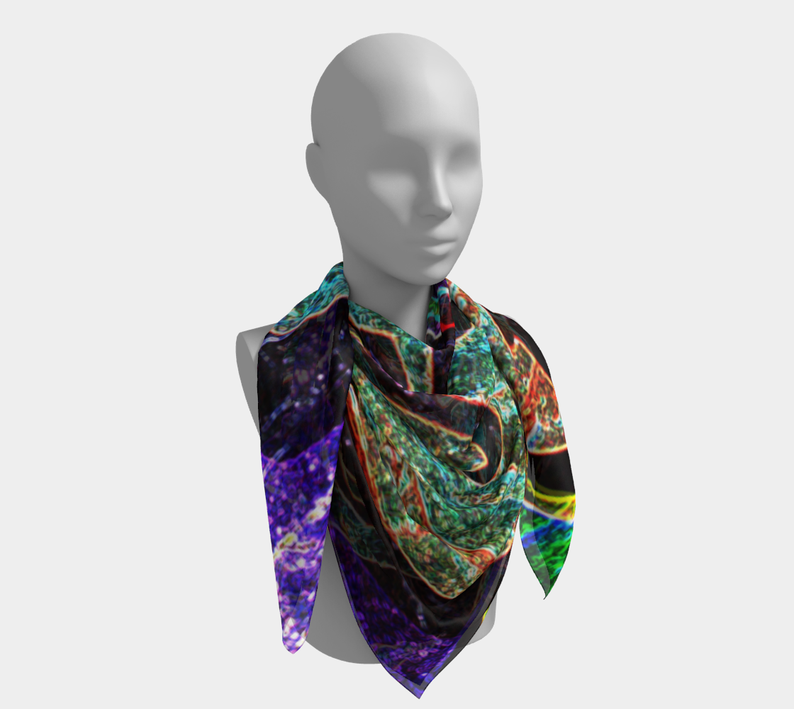 Graffiti 7 Square Scarf preview #4