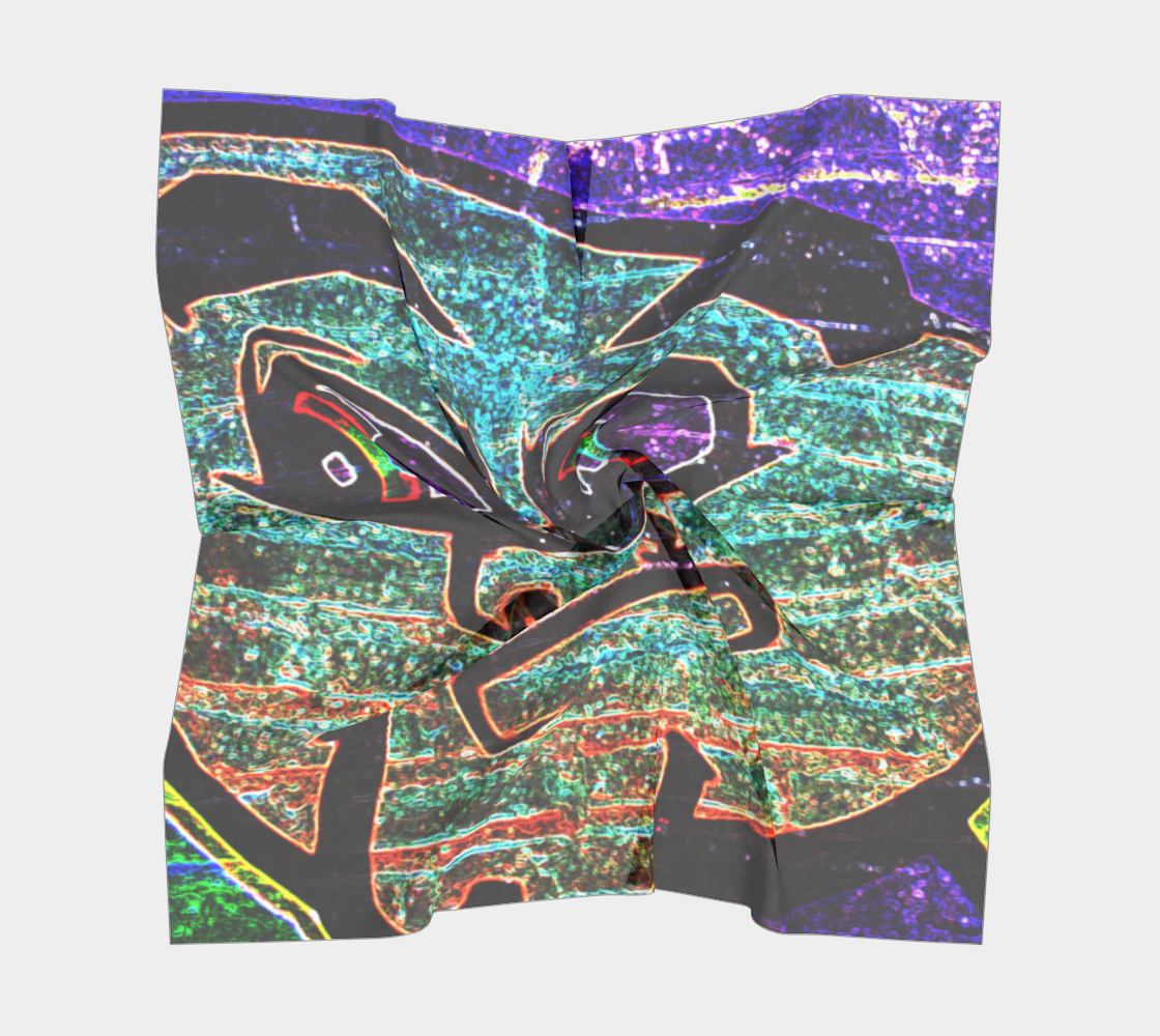 Graffiti 7 Square Scarf preview #5