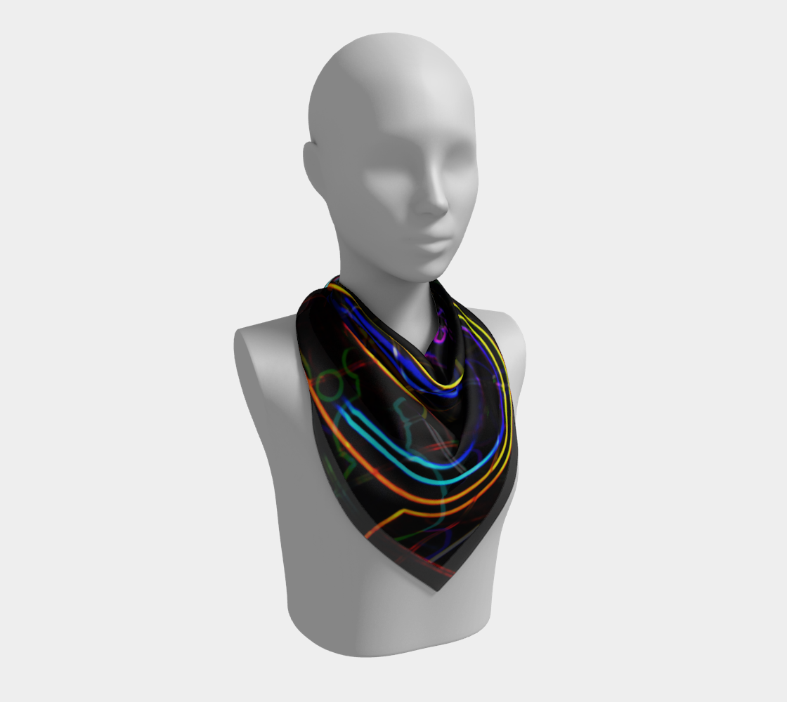 Graffiti 10 Square Scarf preview #2