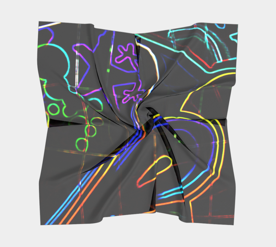 Graffiti 10 Square Scarf preview #5
