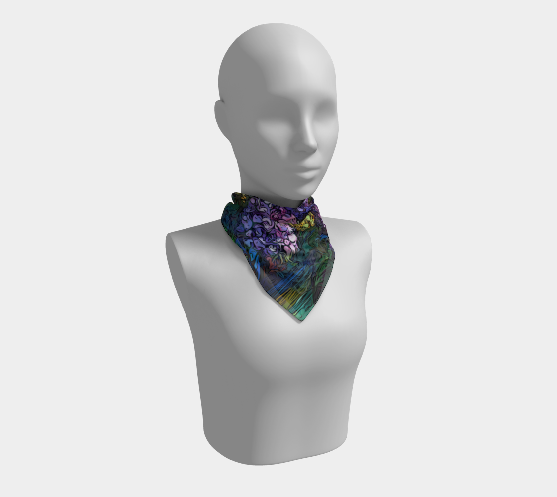 Hydrangeas - Graphic Style, Cool Tones  preview