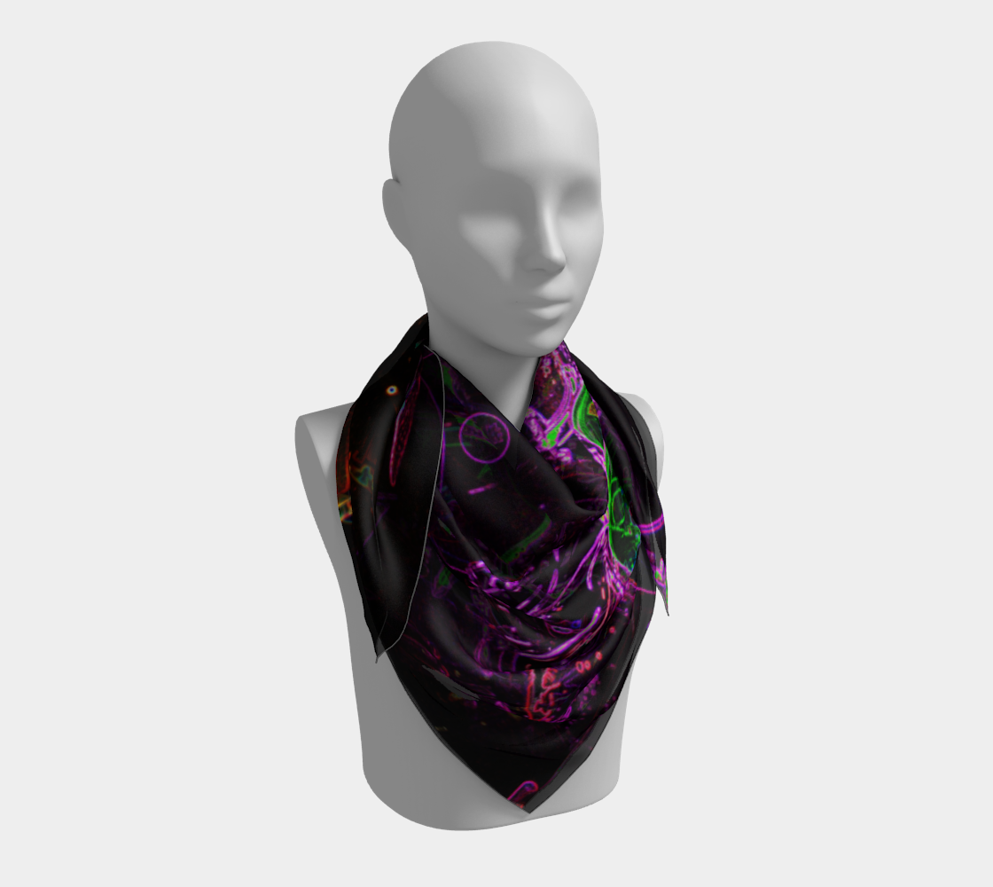 Drums Square Scarf preview #3