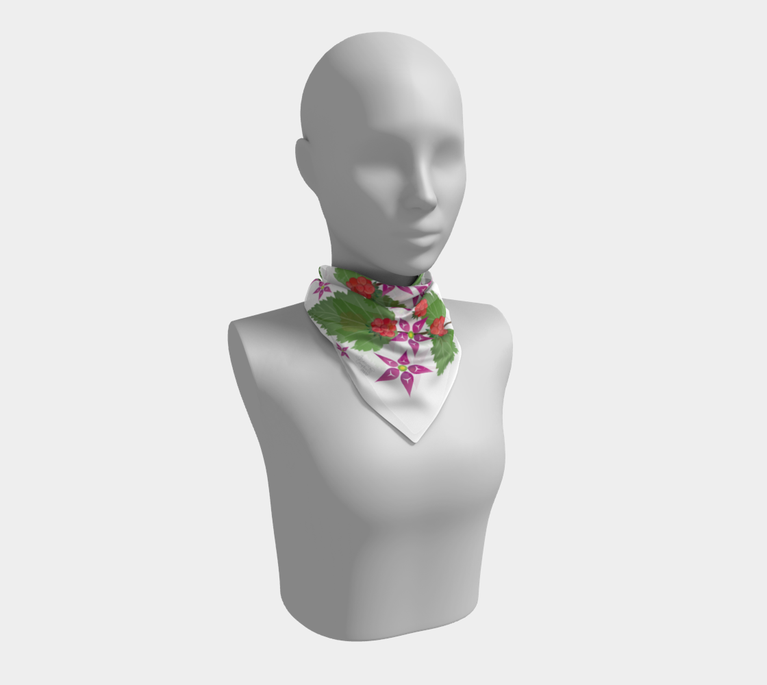 Aperçu de Salmonberry Branch Scarf