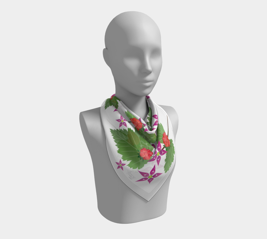 Salmonberry Branch Scarf preview #2