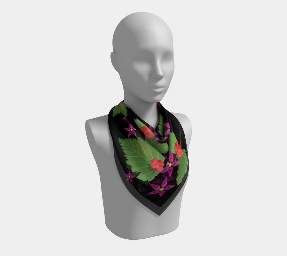 Aperçu de Salmonberry Branch Scarf #2