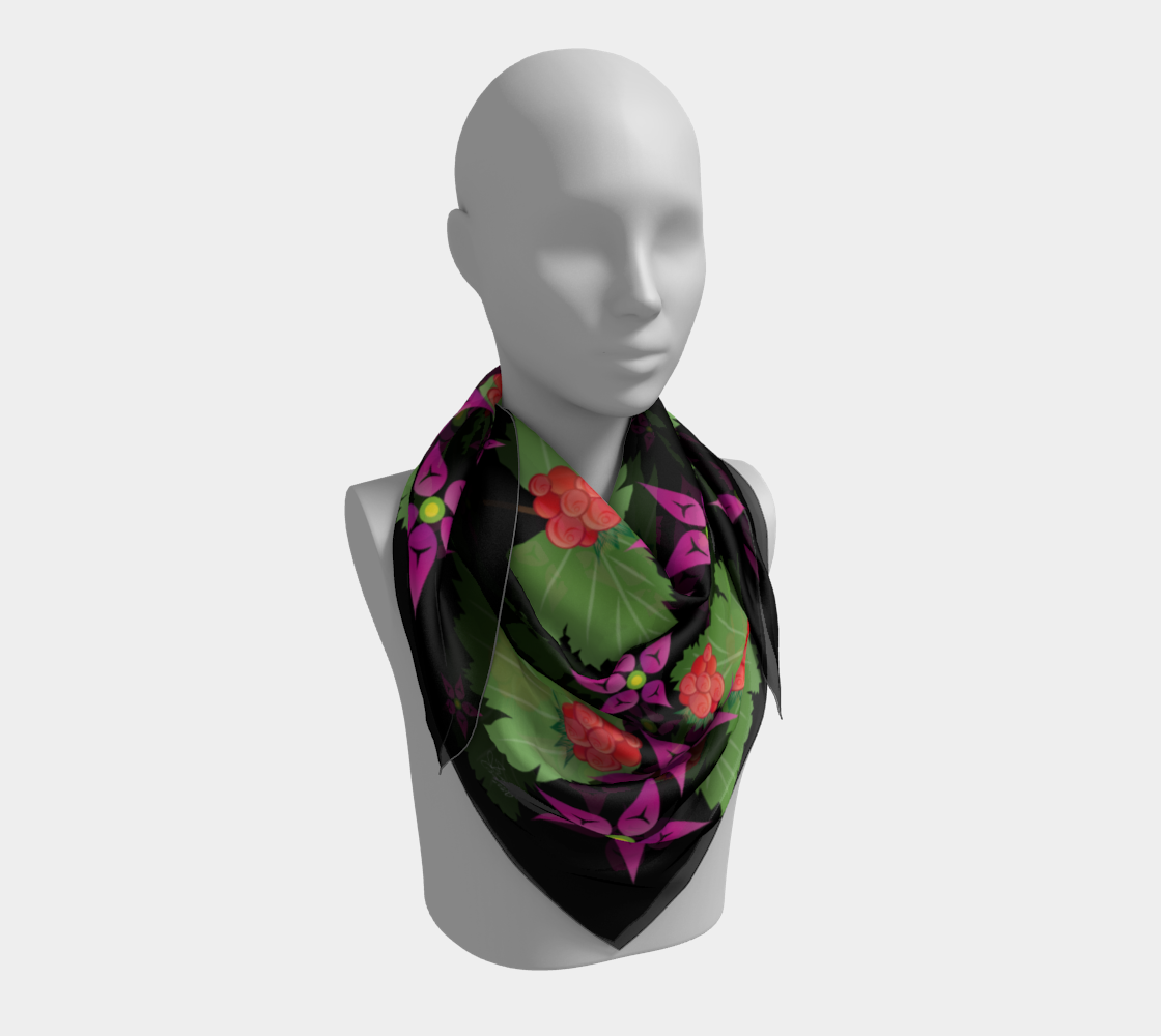 Aperçu de Salmonberry Branch Scarf #3