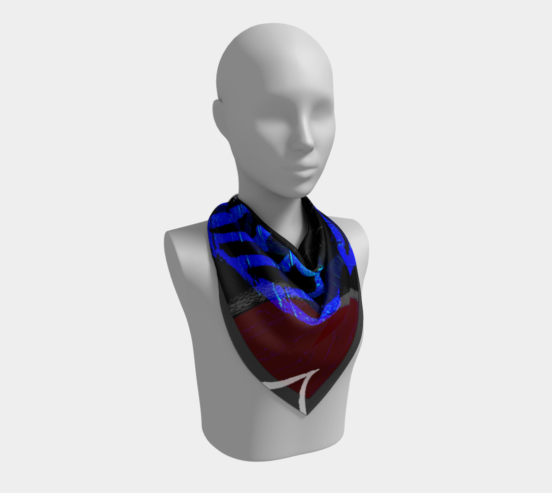 Graffiti 11 Square Scarf preview #2