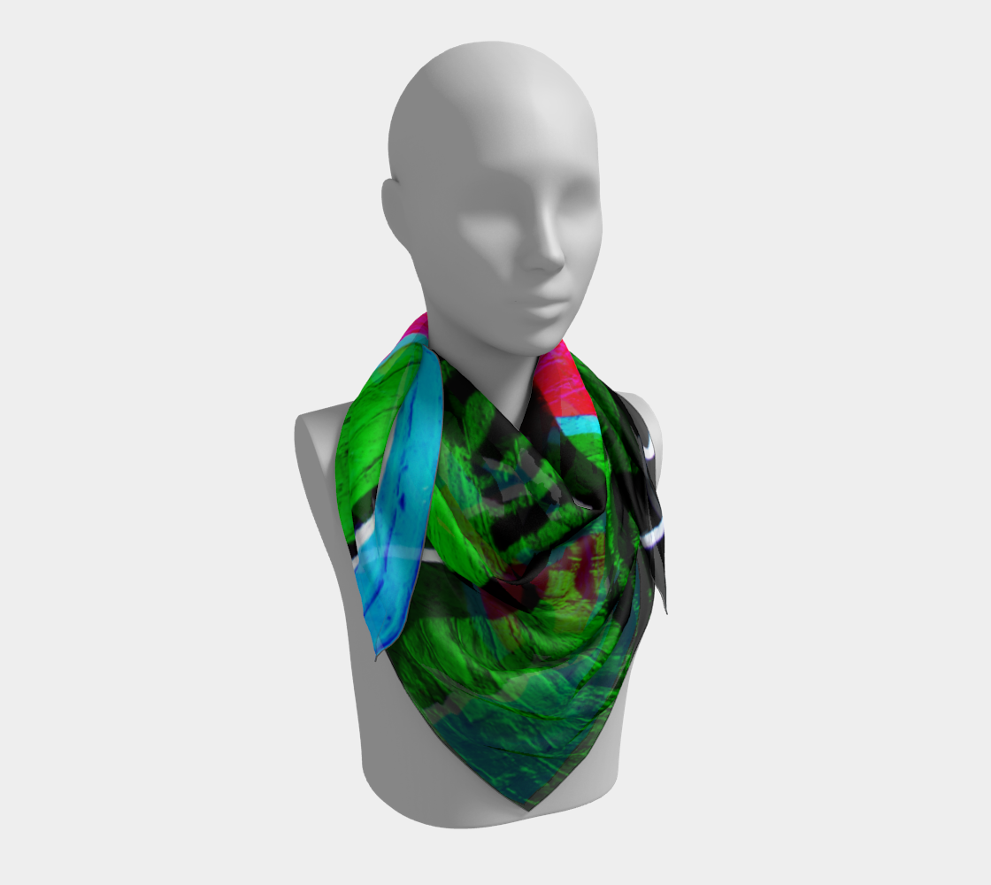 Graffiti 12 Square Scarf preview #3