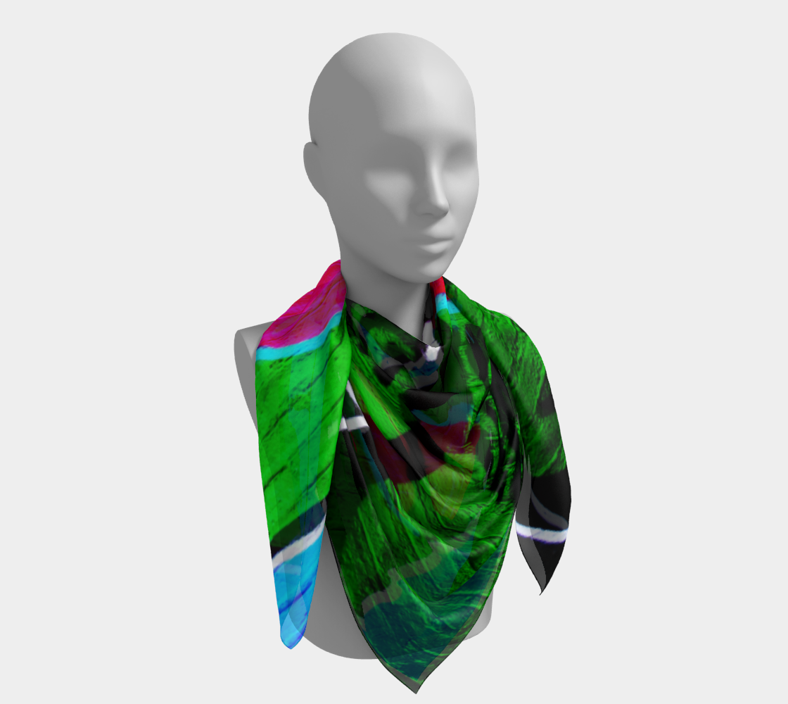 Graffiti 12 Square Scarf preview #4