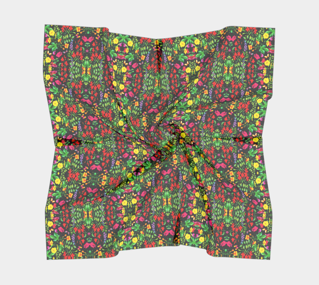 tropicsflowersSQscarf preview #5