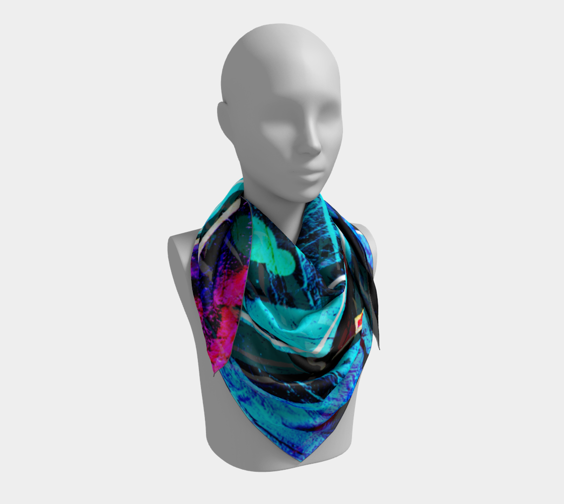 Graffiti 14 Square Scarf preview #3