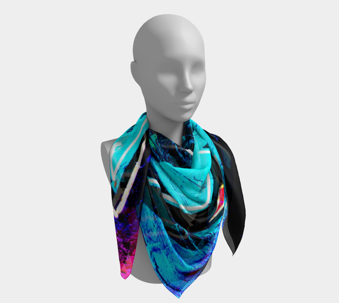 Graffiti 14 Square Scarf preview #4