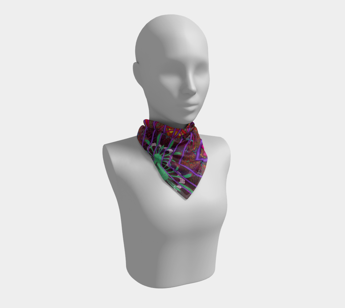 Wormhole Lace Square Scarf preview