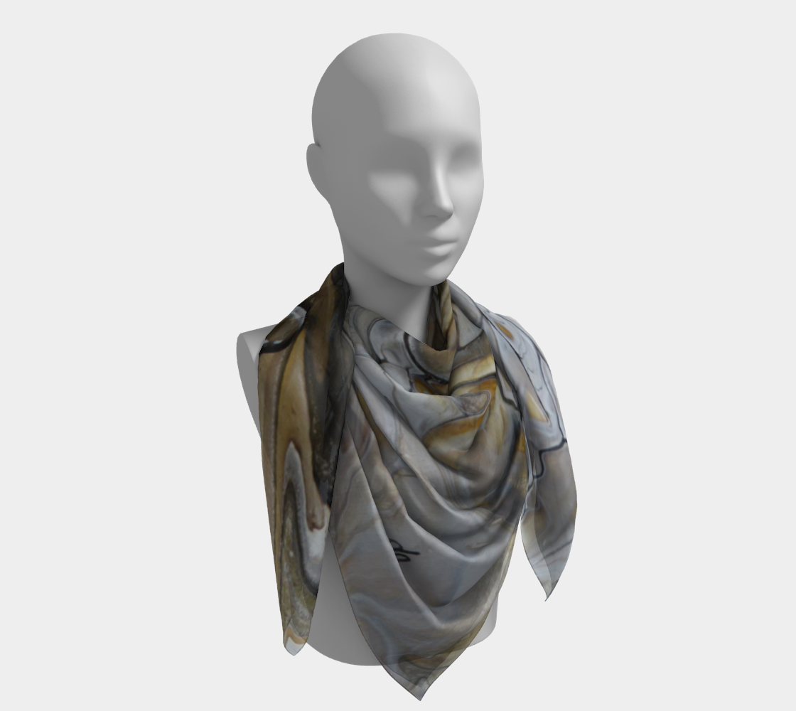 Aperçu de Marée basse - Foulard carré #4