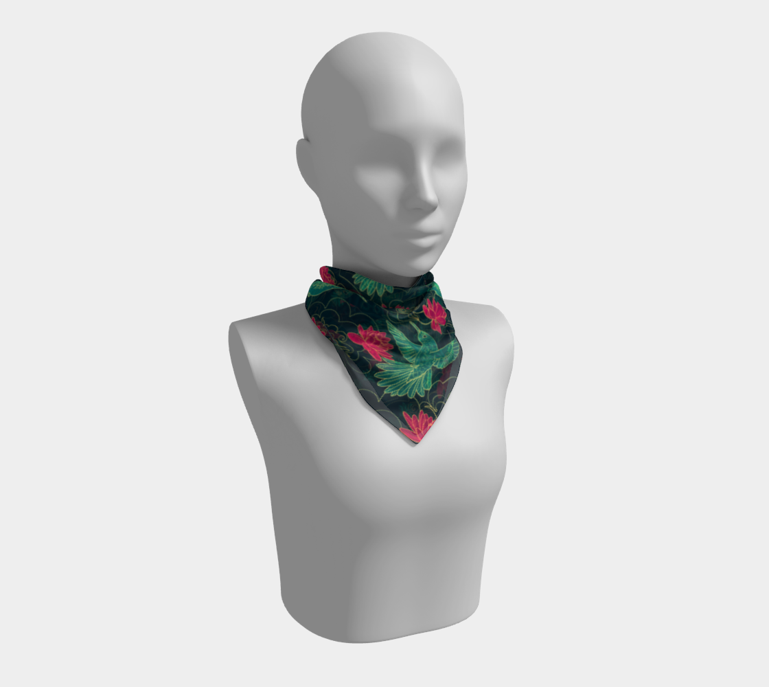Hummingbirds Square Scarf  preview