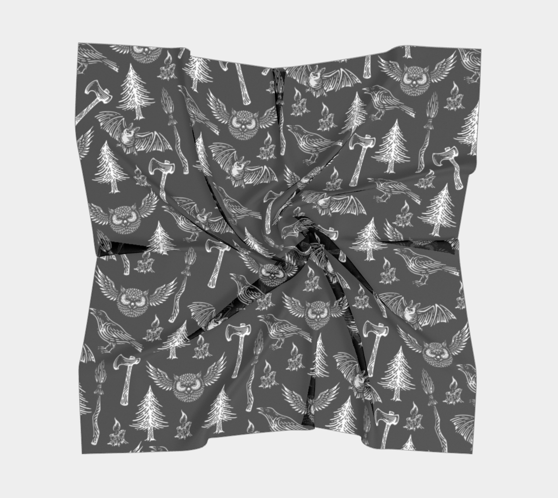 Spooky Forest Square Scarf preview #5