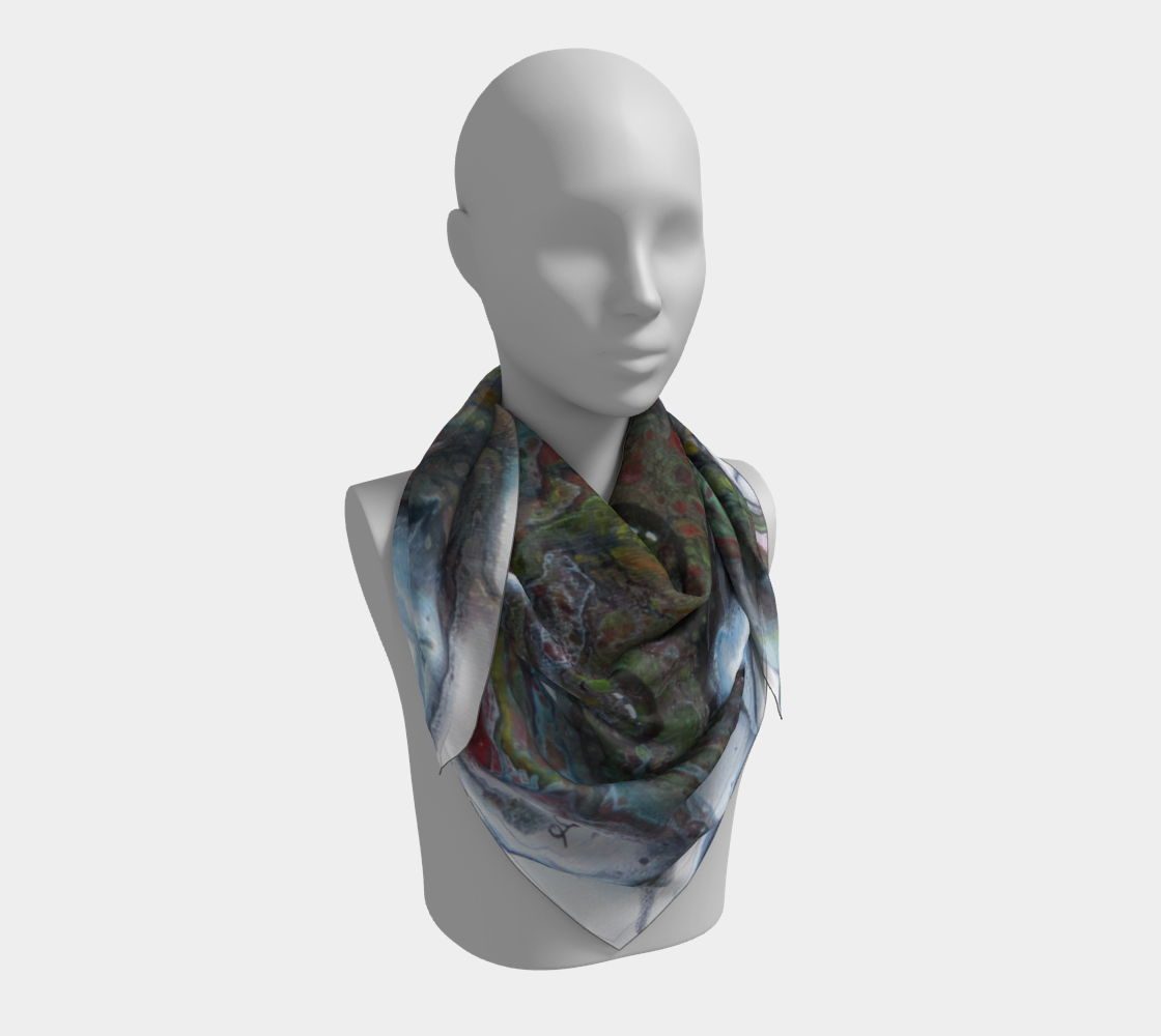 Aperçu de Gouttes d'eau - Foulard carré #3