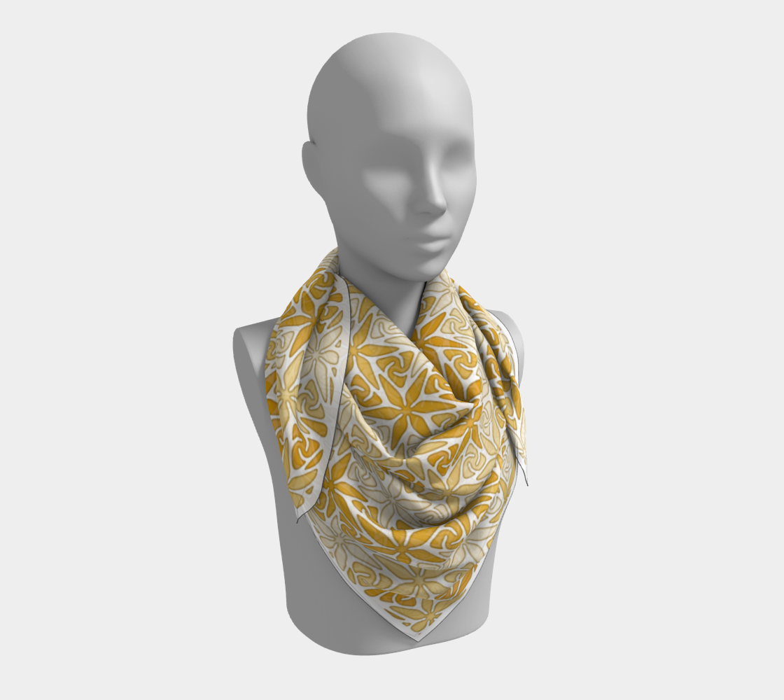 Petals600 Daylily SquareScarf 3D preview