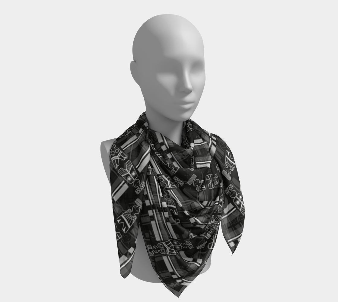 inuk Woman scarf 2021 black preview #4