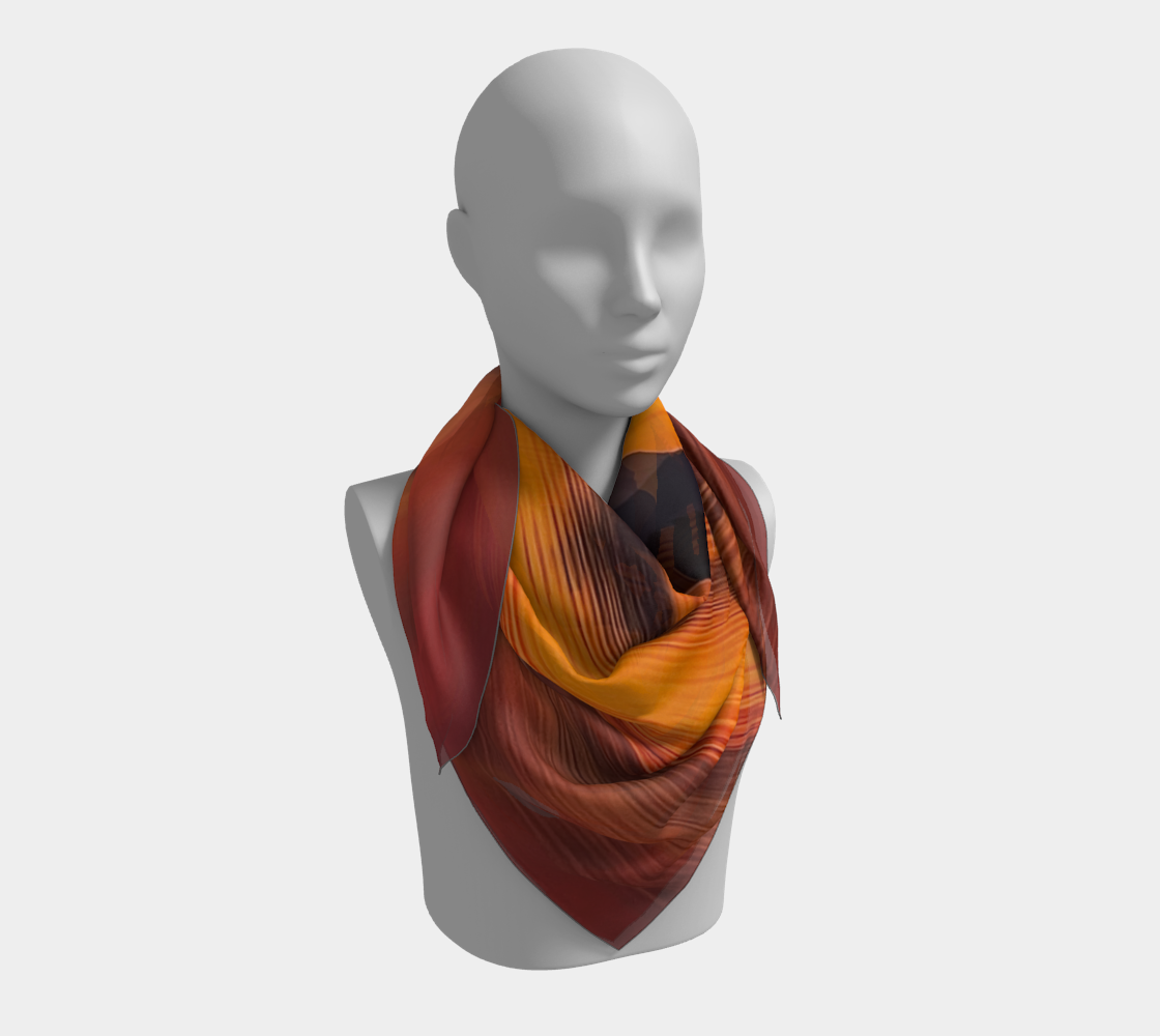 Salish Sunrise Scarf 3D preview