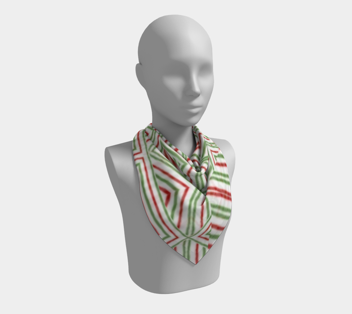 Minimal Christmas pattern scarf preview #2