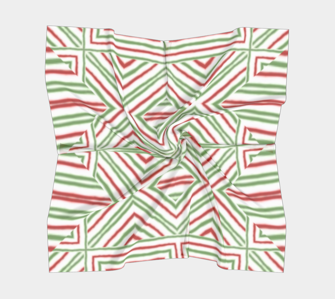 Minimal Christmas pattern scarf preview #5
