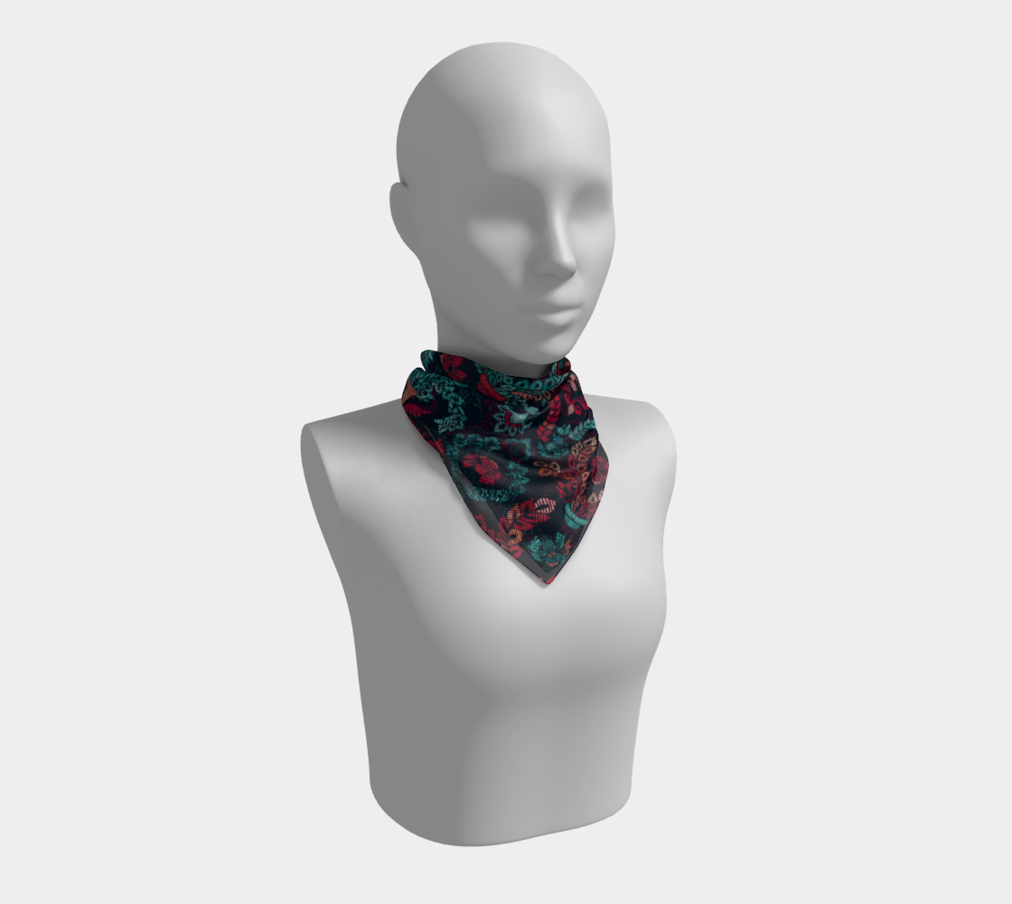 Damask Square Scarf  preview