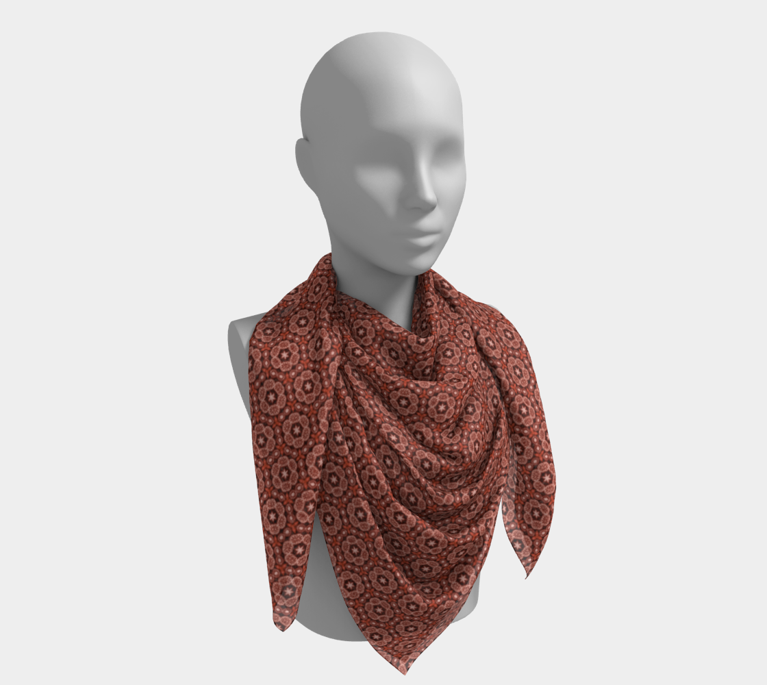 Winter/Fall Kaleidoscope 4 Square Scarf preview #4