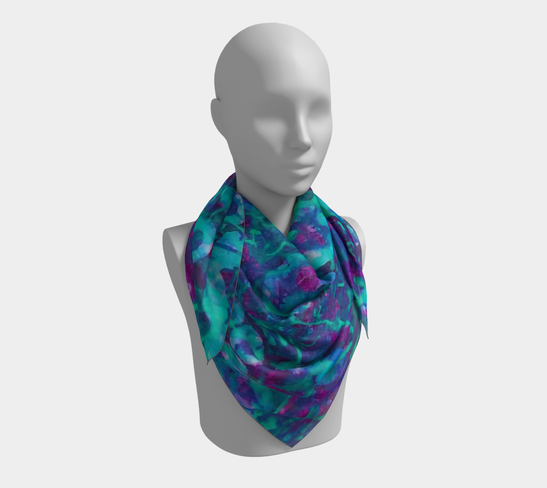 Azure Stone II Square Scarf preview #3