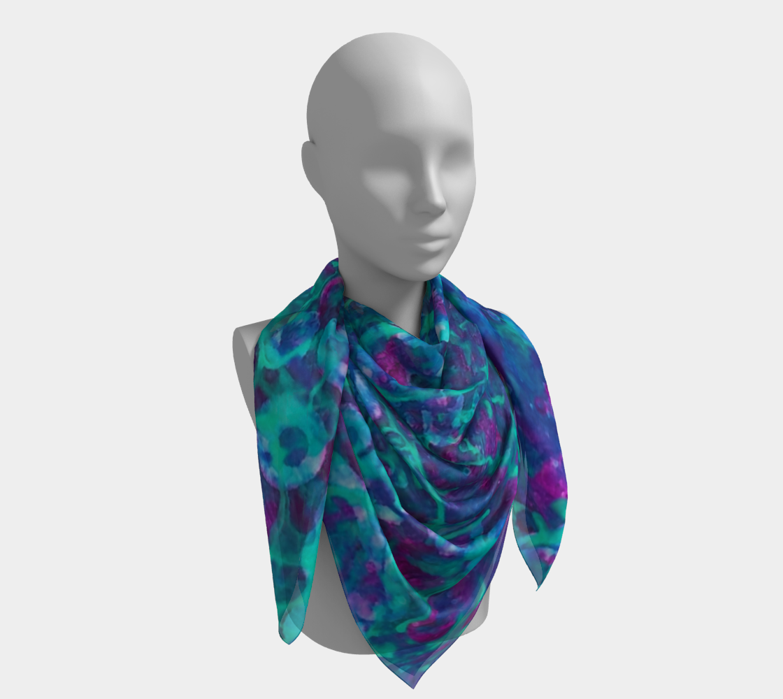 Azure Stone II Square Scarf preview #4
