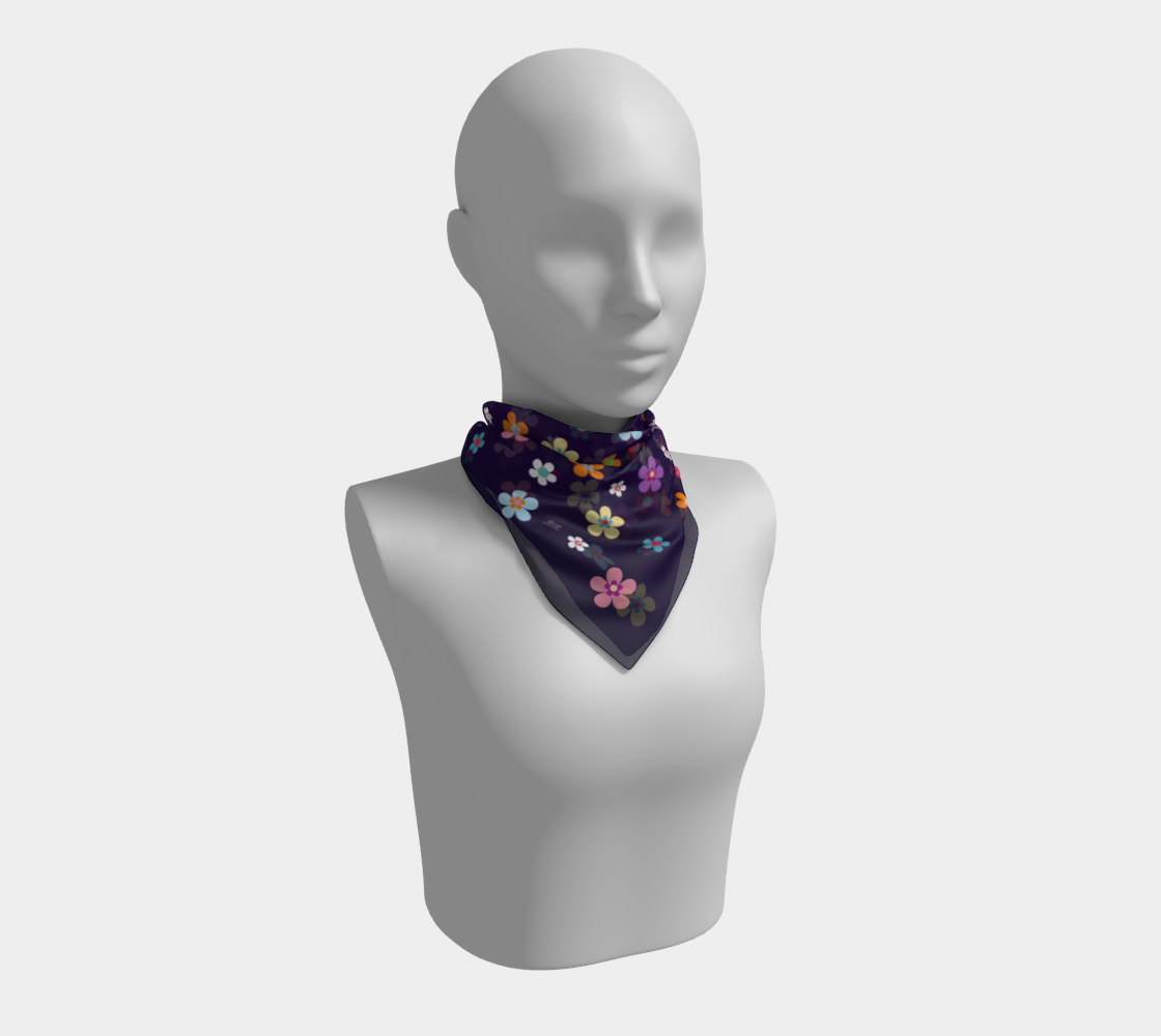 flower scarf preview #1
