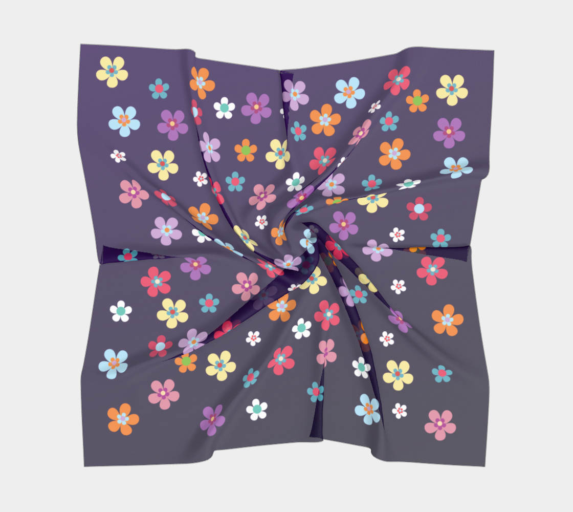 flower scarf preview #5