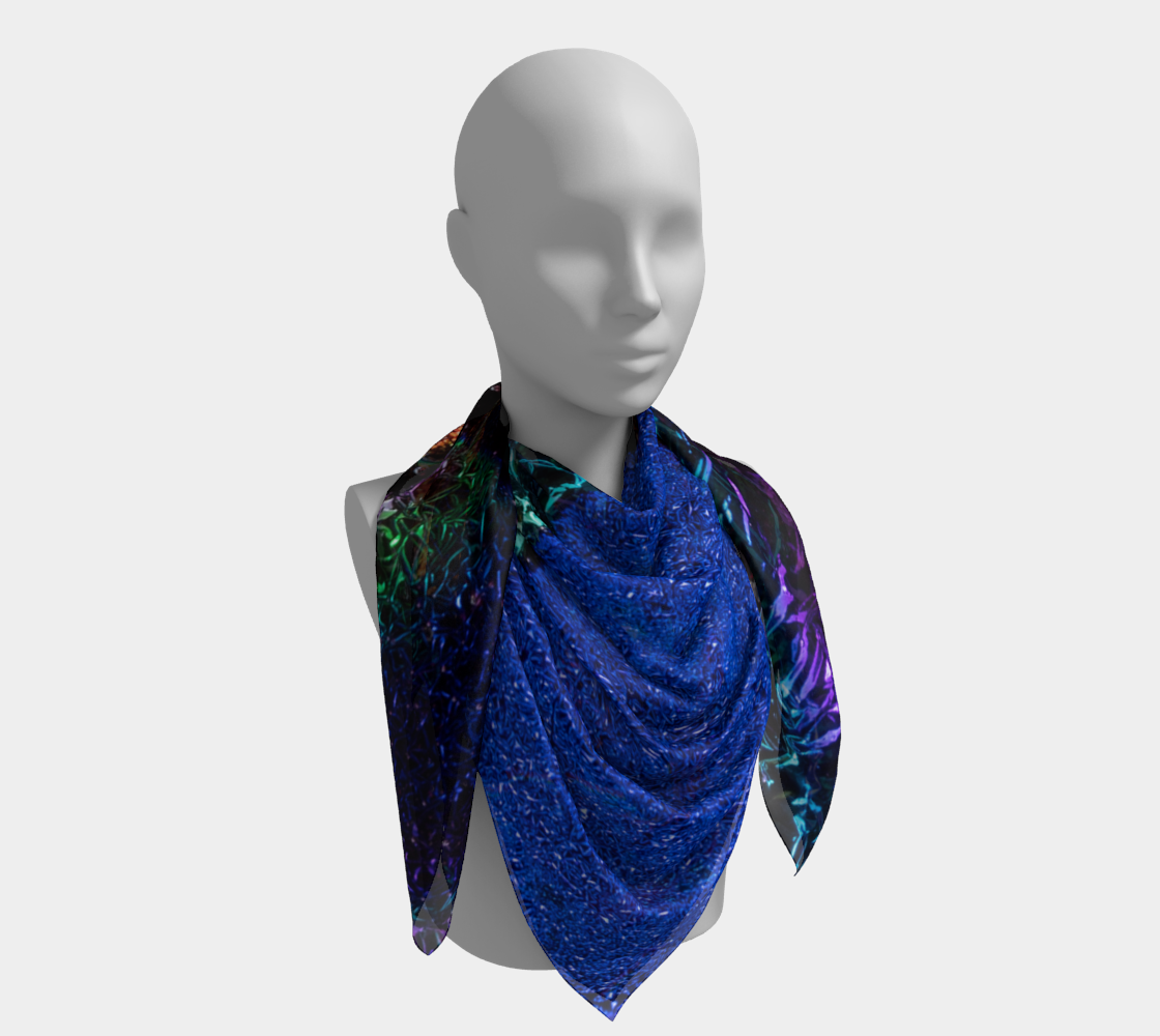 Square Scarf Strength Collection Midnight Magic Blue 150 thumbnail #5