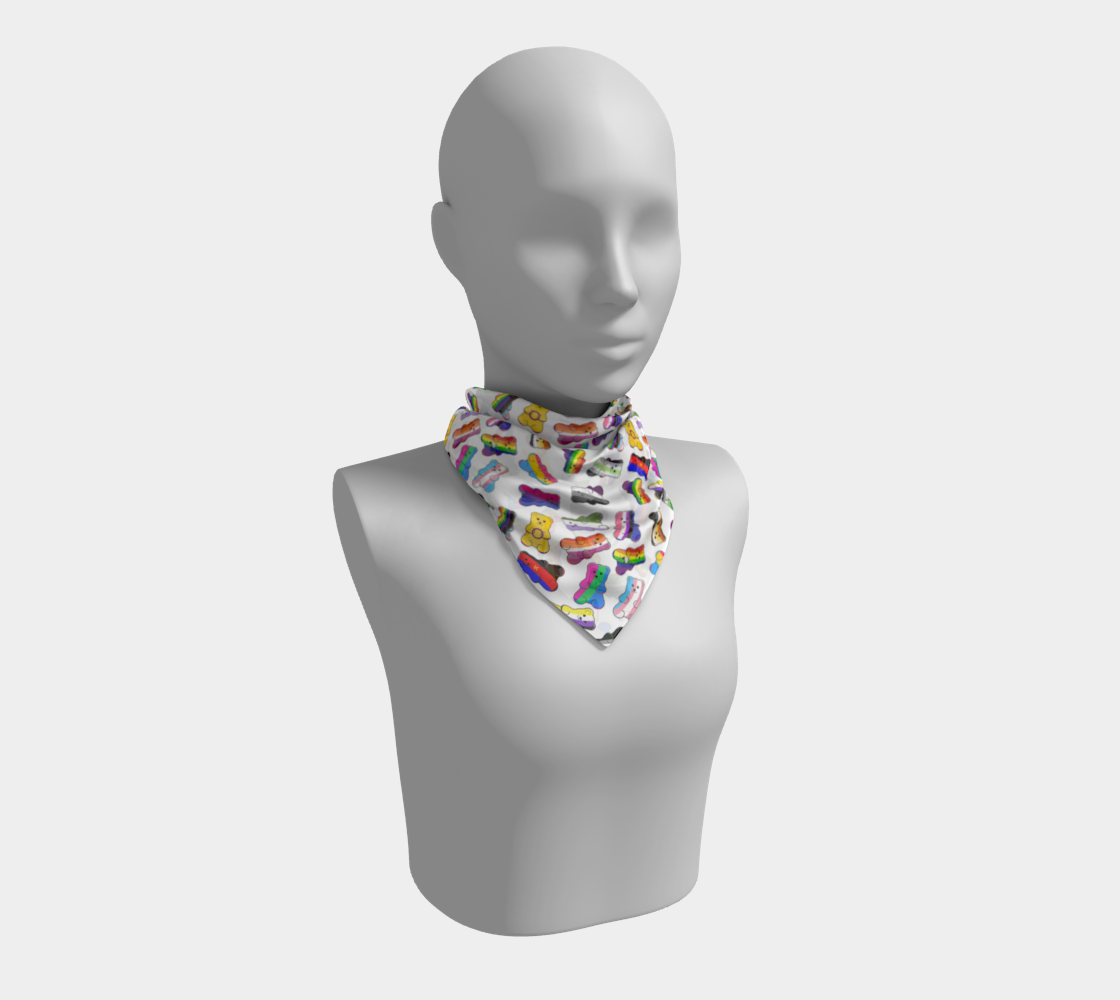 Gay Gummy Square Scarf preview #1