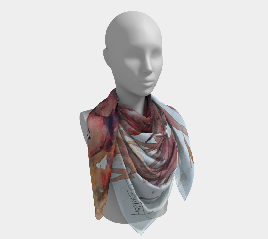Foulard carré Fruit d’automne preview #4