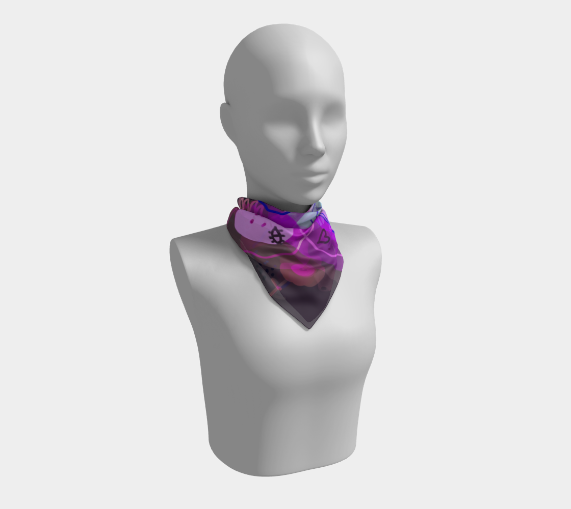 Foulard carré Abstraction preview
