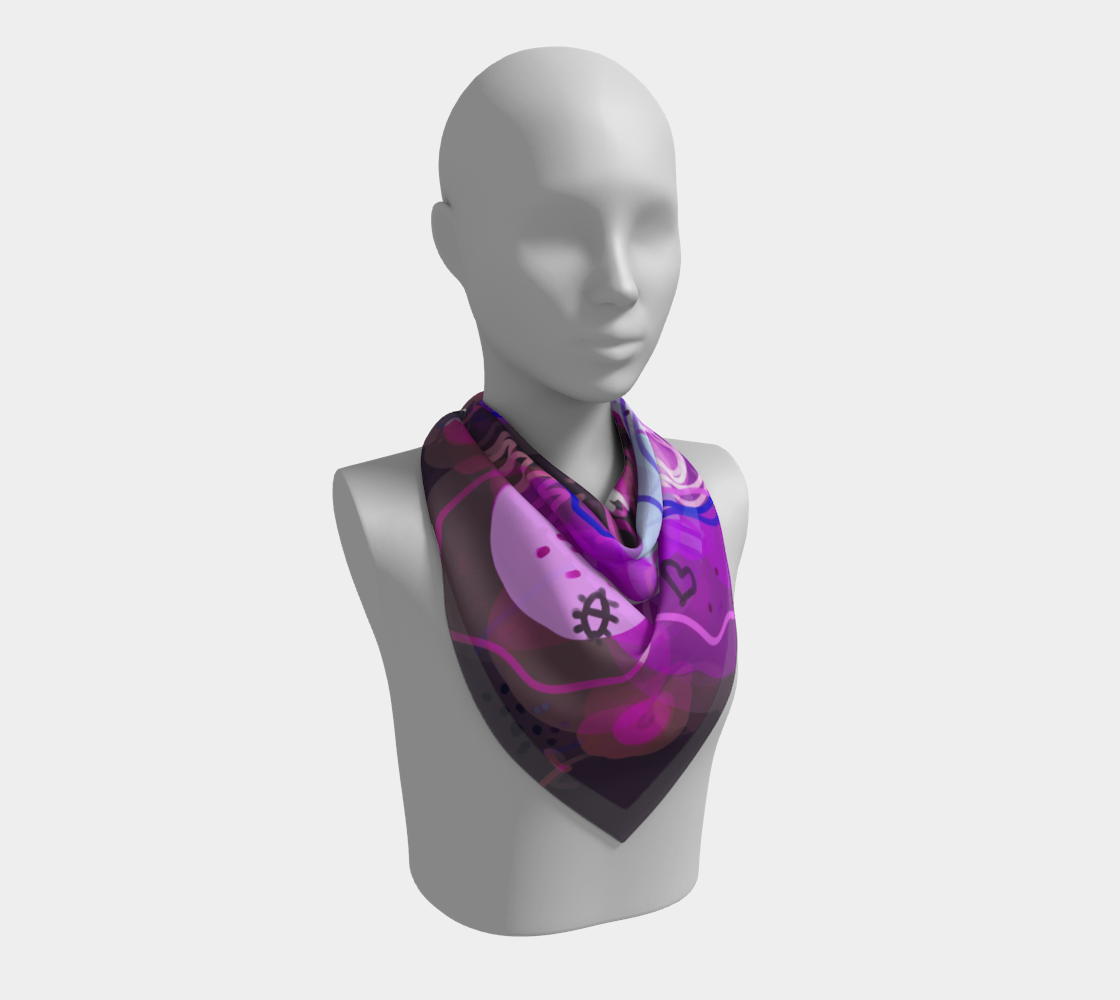 Foulard carré Abstraction preview #2