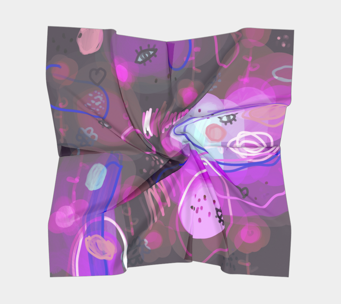 Foulard carré Abstraction preview #5
