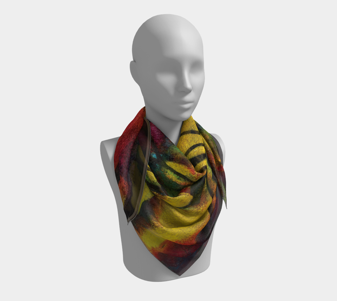 butterfly scarf 3D preview