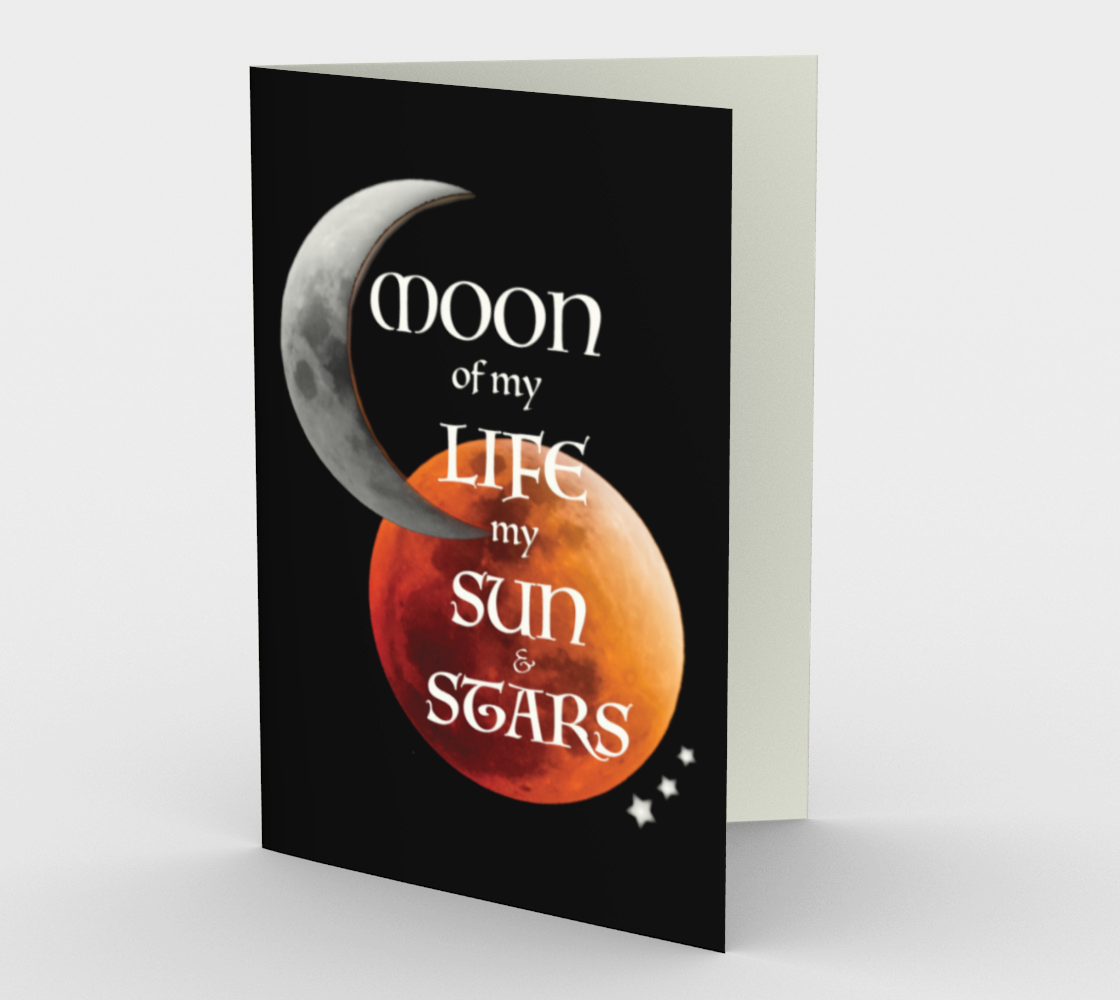 Sun & Moon "GOT" inspired Stationary Card by VCD © preview