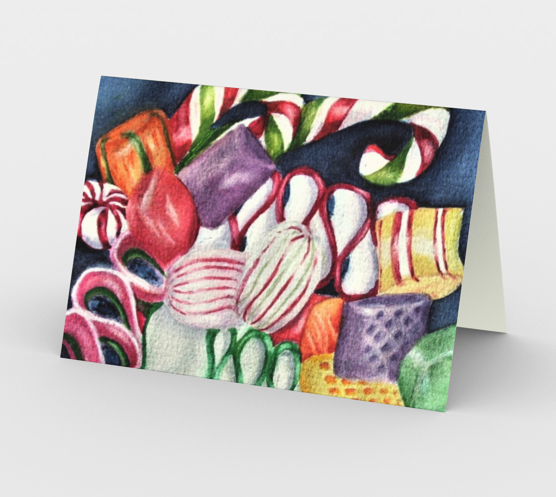 CHRISTMAS CANDY Greeting CARDS preview #2